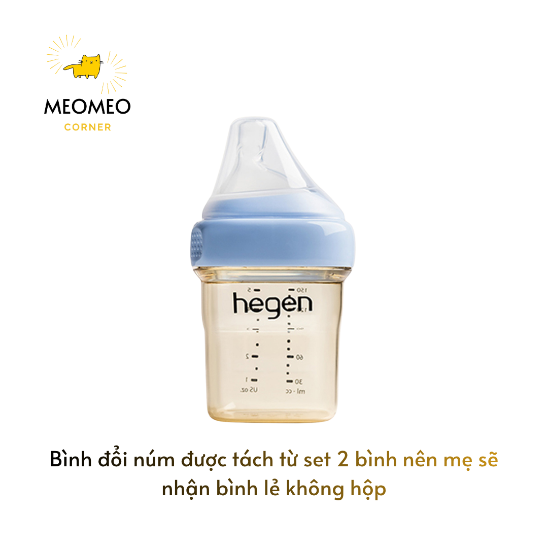 [THAY NÚM] Bình sữa PPSU Hegen
