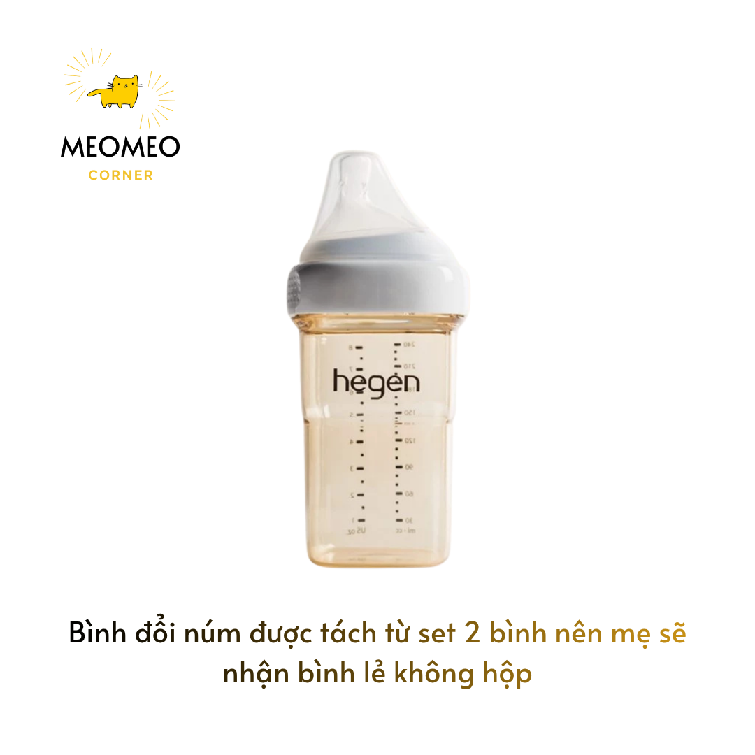[THAY NÚM] Bình sữa PPSU Hegen