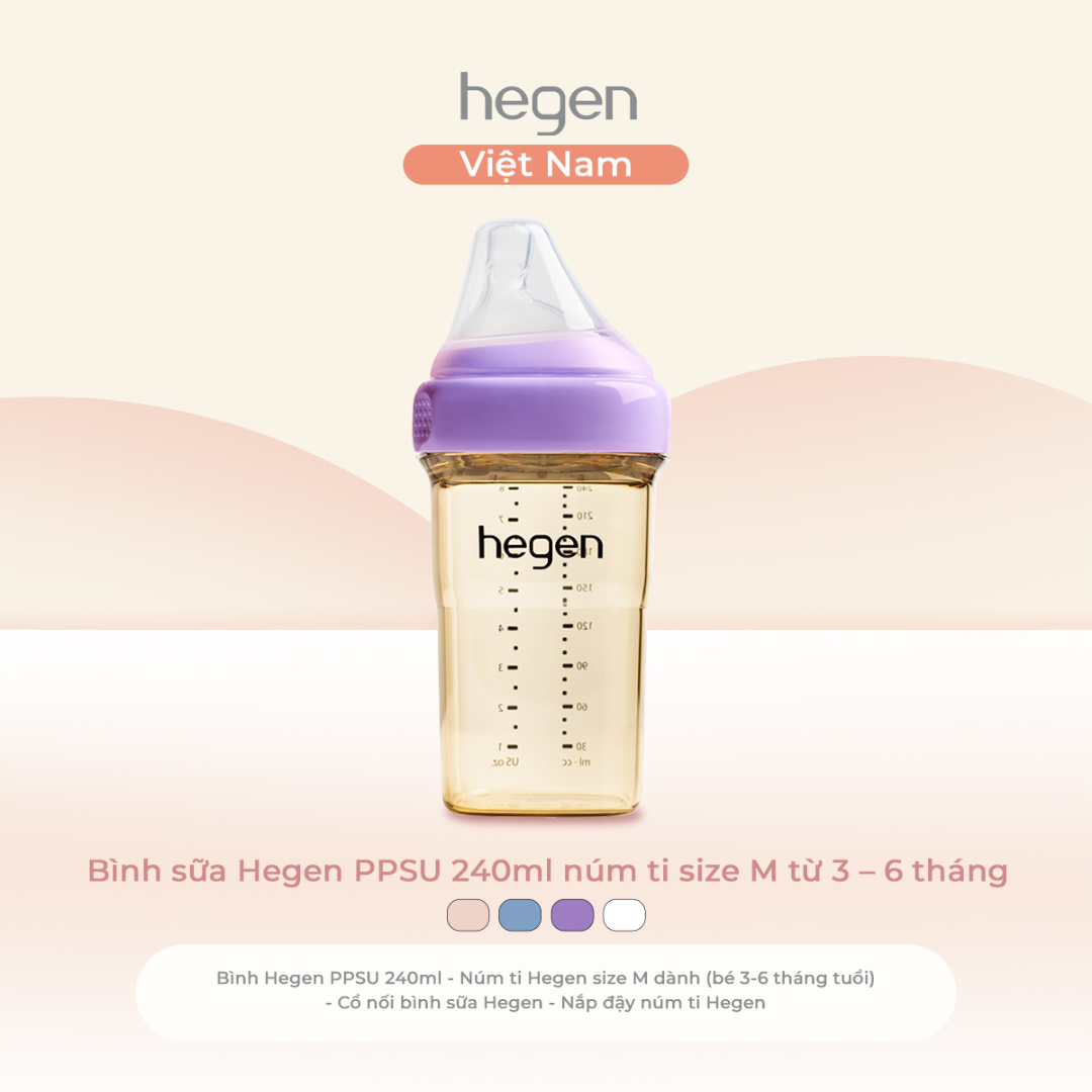 [FULLBOX] Bình sữa PPSU Hegen