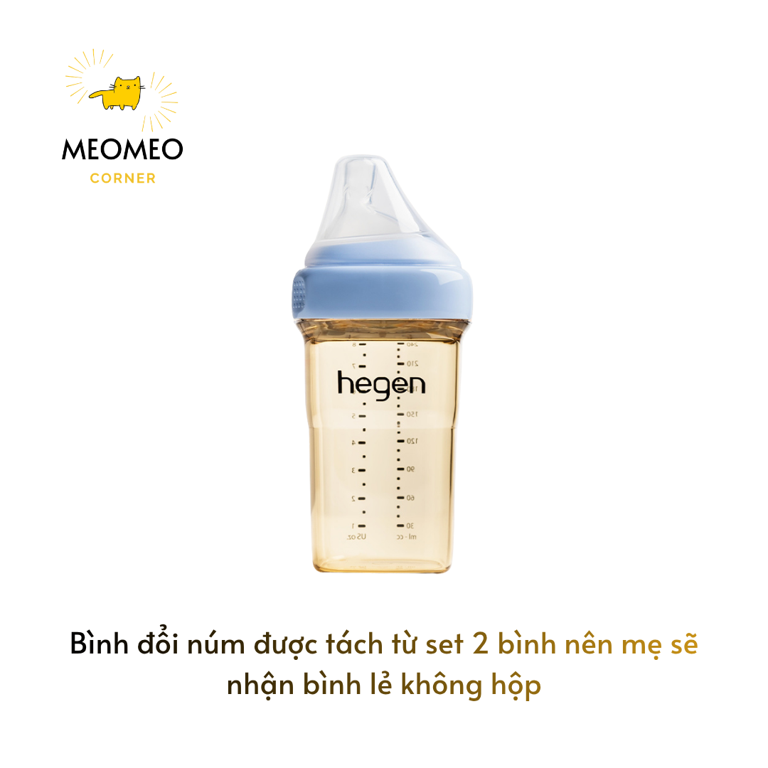 [THAY NÚM] Bình sữa PPSU Hegen