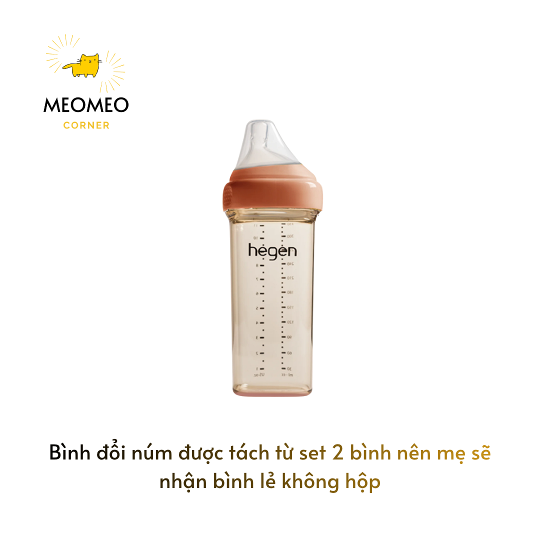 [THAY NÚM] Bình sữa PPSU Hegen