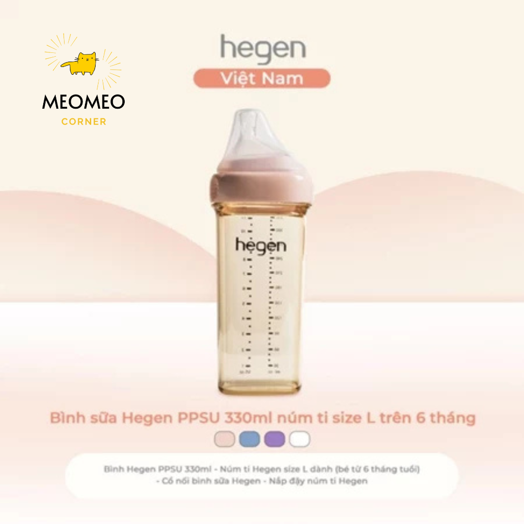 [FULLBOX] Bình sữa PPSU Hegen