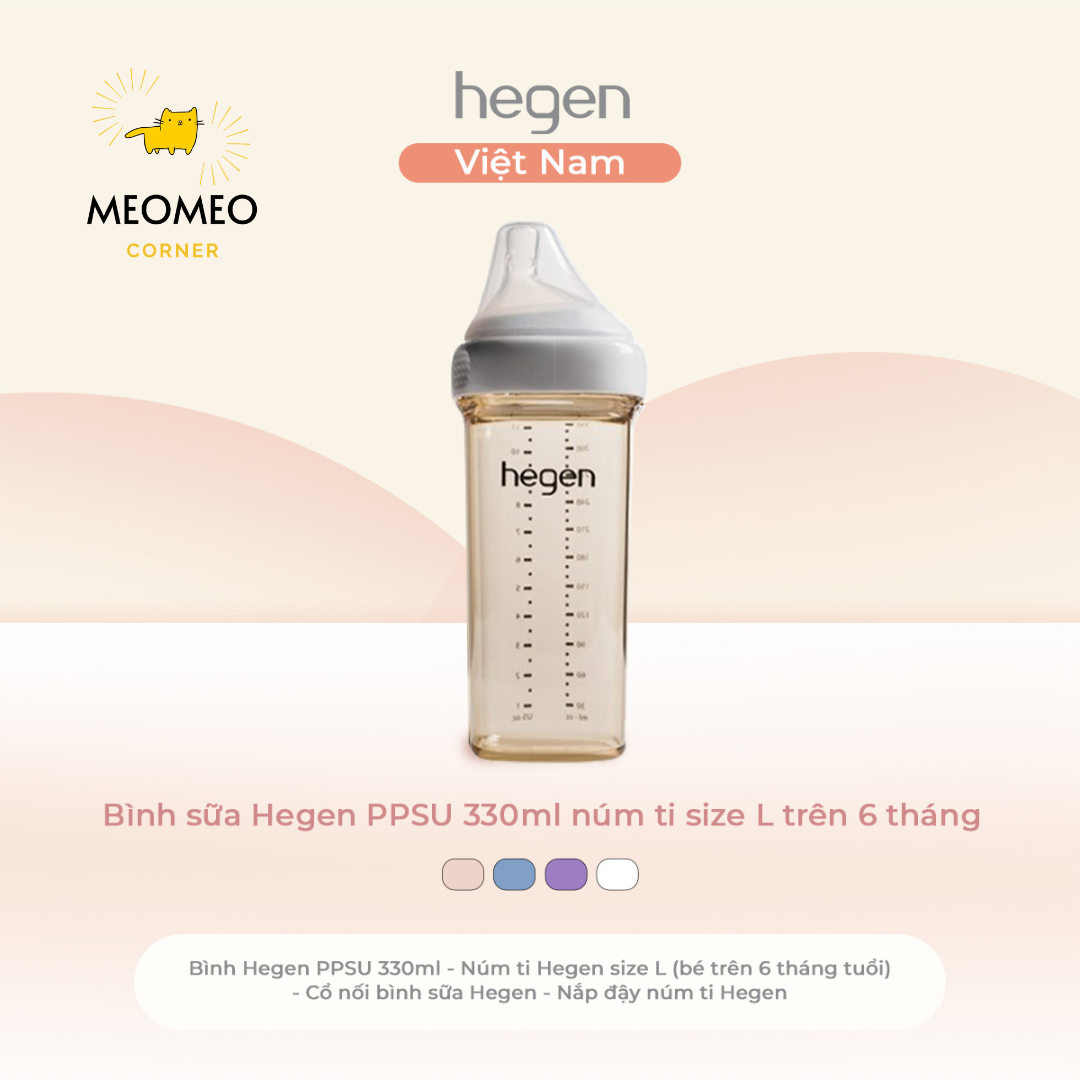 [FULLBOX] Bình sữa PPSU Hegen