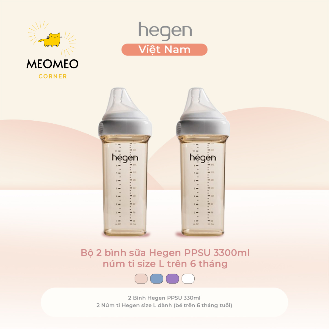 [FULLBOX] Bình sữa PPSU Hegen