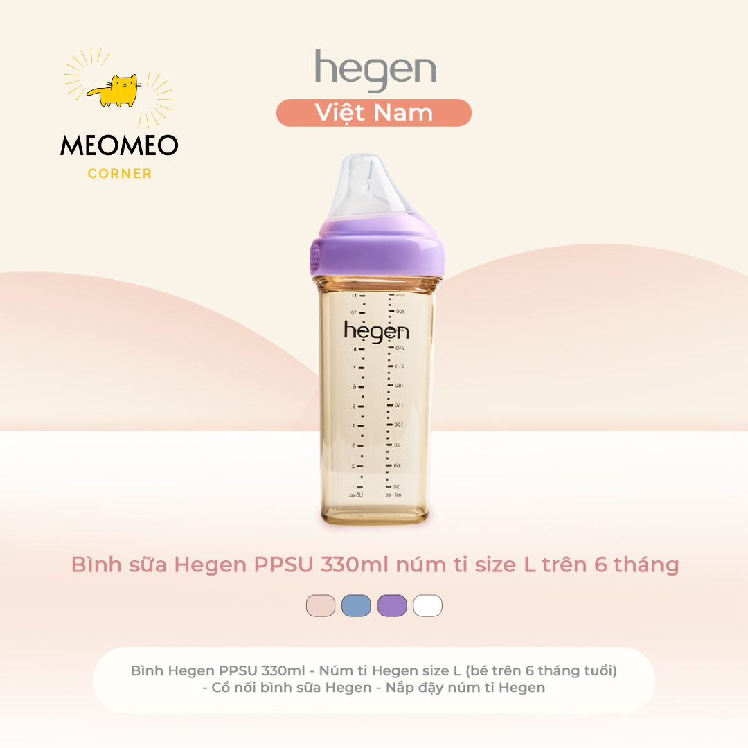 [FULLBOX] Bình sữa PPSU Hegen