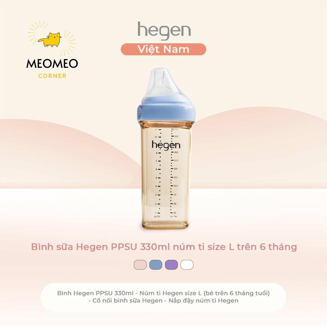 [FULLBOX] Bình sữa PPSU Hegen