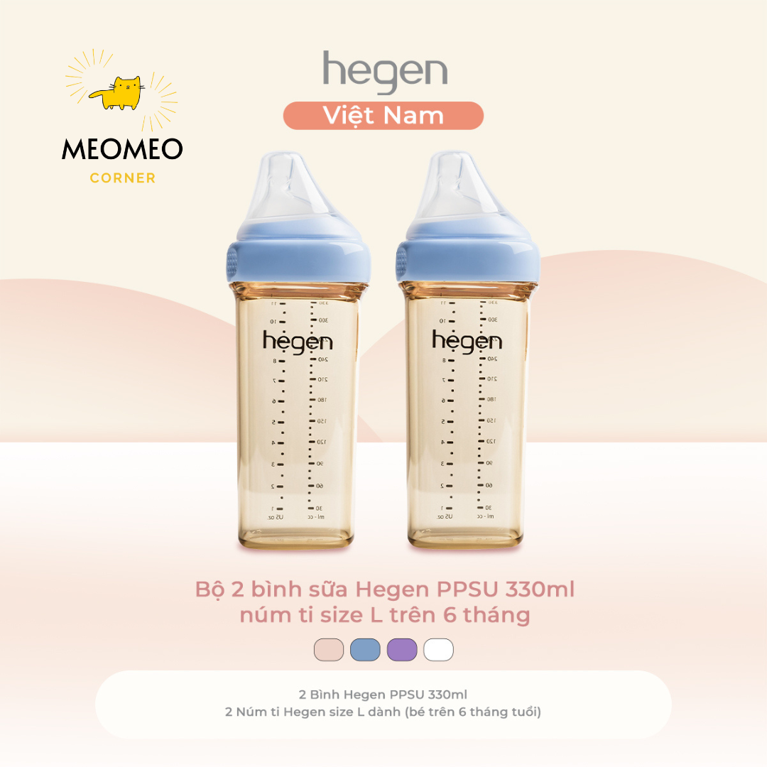[FULLBOX] Bình sữa PPSU Hegen