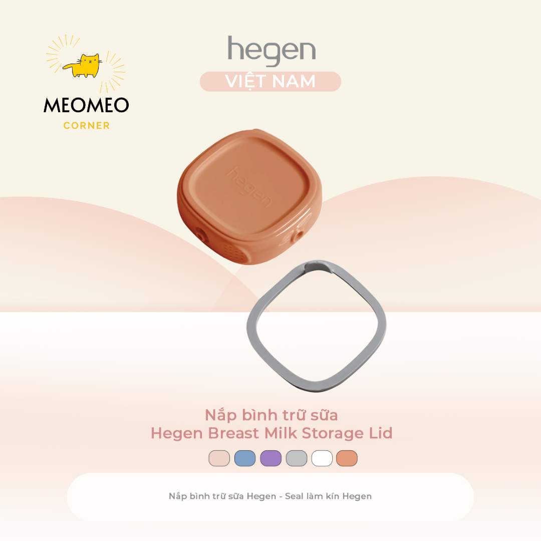 Nắp bình trữ sữa Hegen
