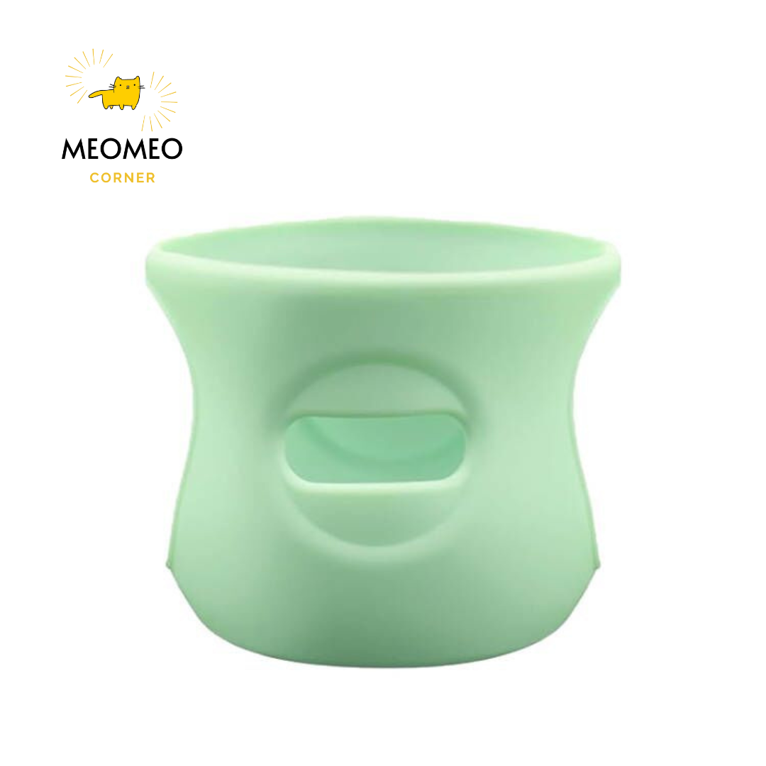 Bọc silicon bảo vệ bình sữa thủy tinh chống rơi vỡ Avent, Moyuum, Ubmom, Lansinoh, Pigeon vỏ silicon