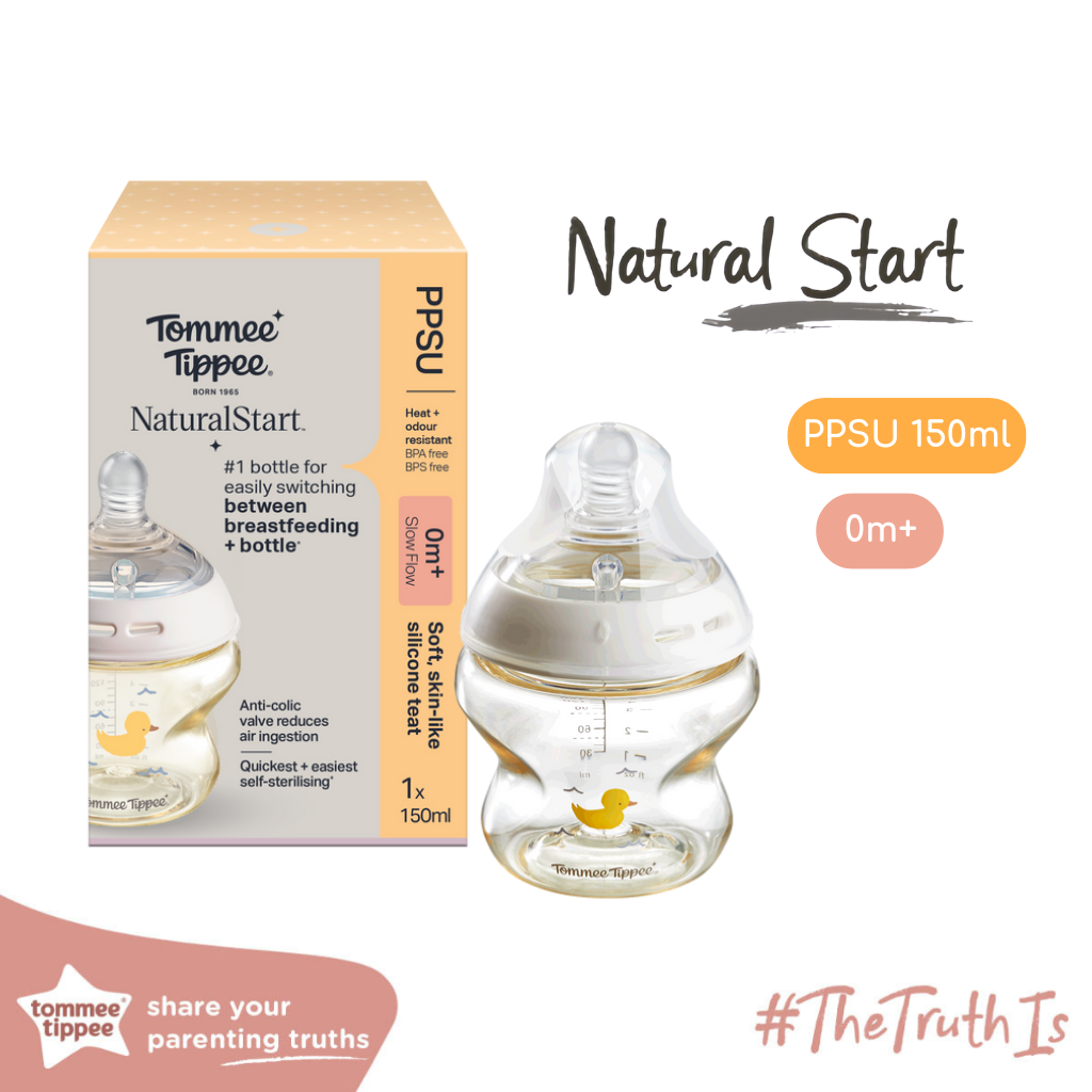 Bình sữa PPSU Hoạ Tiết Tommee Tippee Natural Start