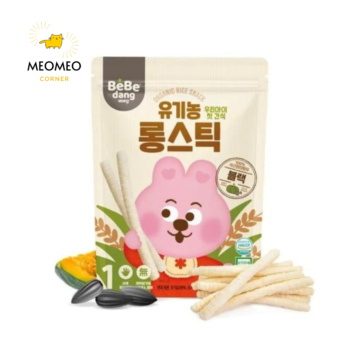 Bánh gạo ăn dặm hữu cơ Bebedang Hàn Quốc cho bé từ 6 tháng tuổi