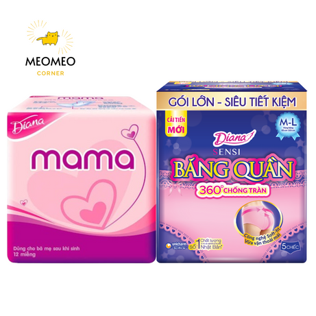Diana Mama / Diana Sensi dùng cho bà mẹ sau sinh
