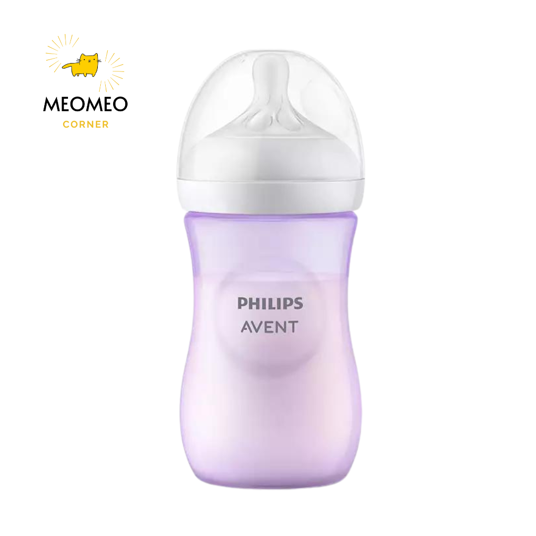 Bình sữa Avent Natural TRƠN Phillip Avent 125ml / 260ml / 330ml [TÁCH SET]