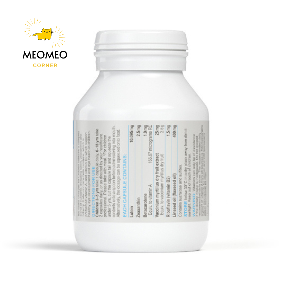 Viên uống bổ mắt cho bé Bio Island Vitaeyes Úc