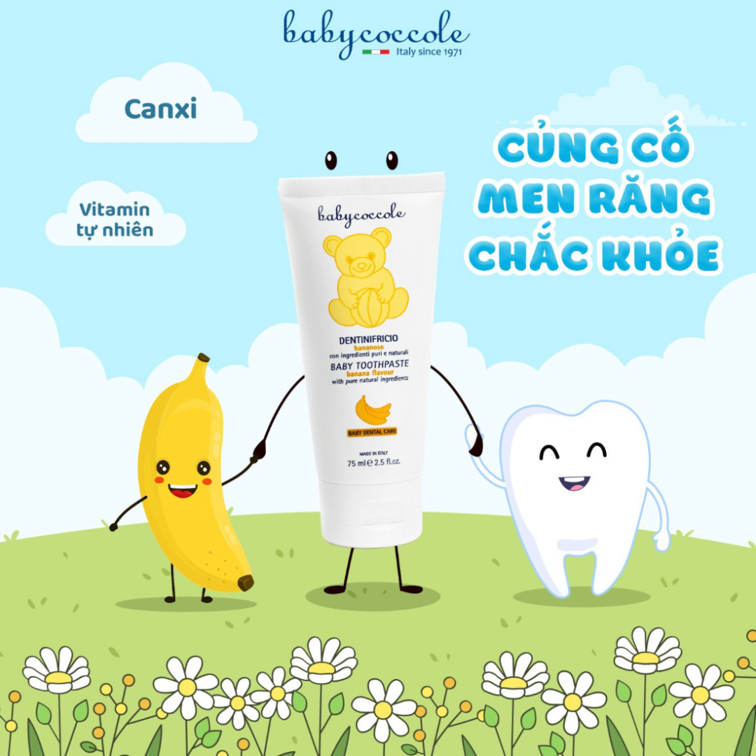 Kem đánh răng cho bé Babycoccole 75ml