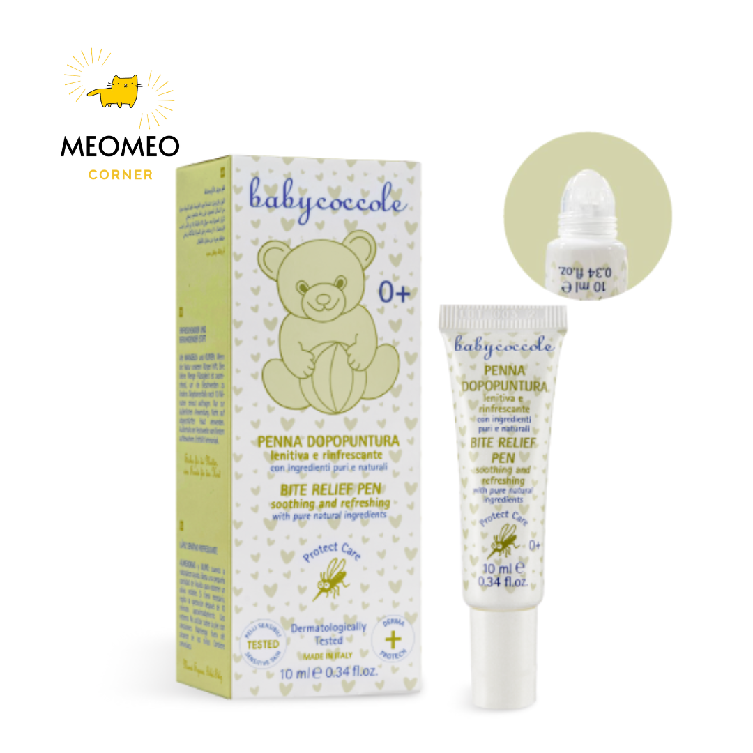 Gel dưỡng ẩm và làm dịu vết côn trùng đốt BabyCoccole BITE RELIEF PEN 10ml