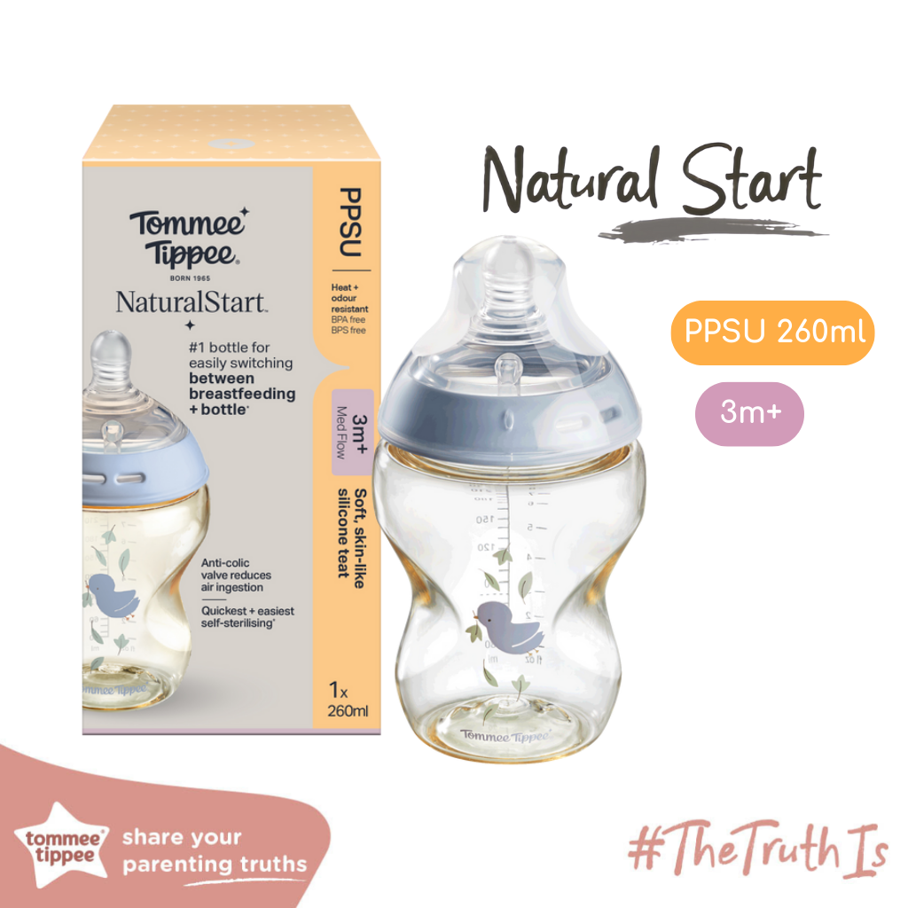 Bình sữa PPSU Hoạ Tiết Tommee Tippee Natural Start