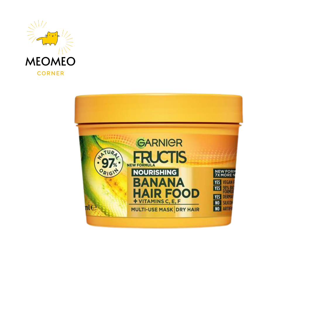 Kem ủ tóc đa công dụng Garnier Fructis Hair Food 390ml