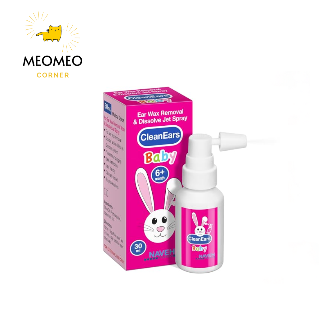 Xịt tan ráy tai cho bé Cleanears Kid của Úc 30ml