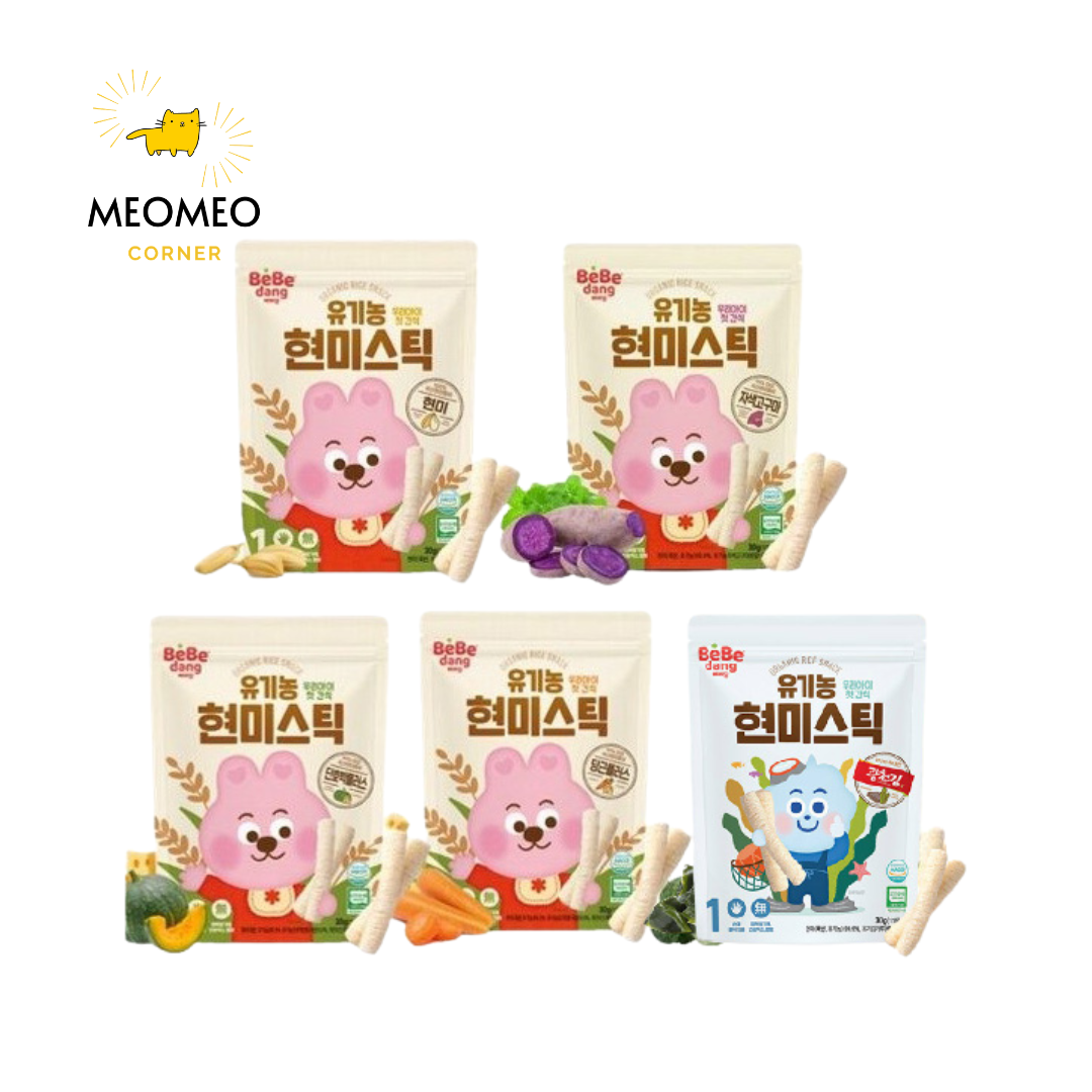 Bánh gạo ăn dặm hình que Bebedang cho bé từ 6 tháng