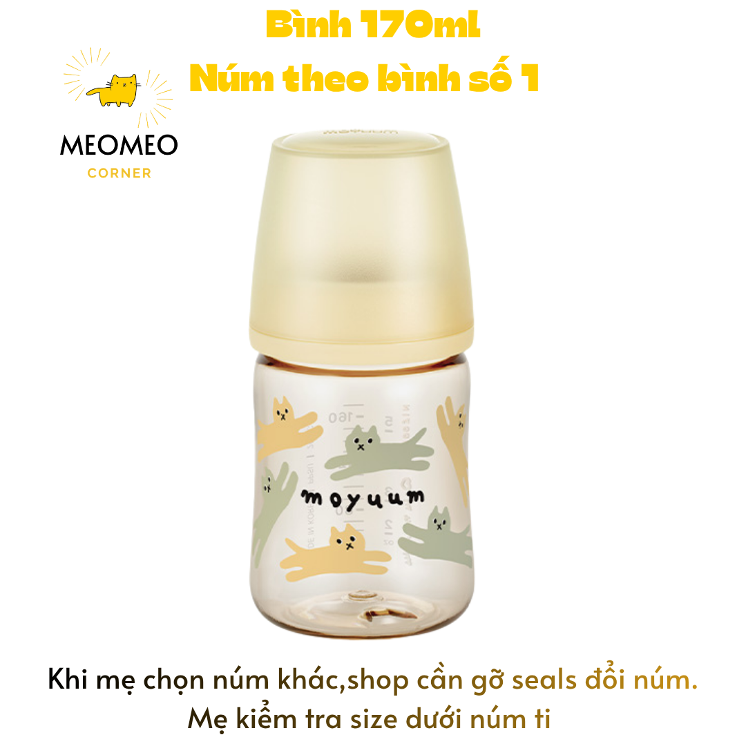 Bình sữa PPSU Moyuum Hàn Quốc