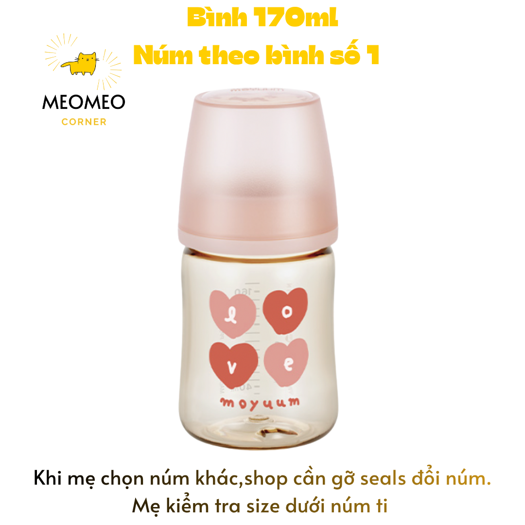 Bình sữa PPSU Moyuum Hàn Quốc