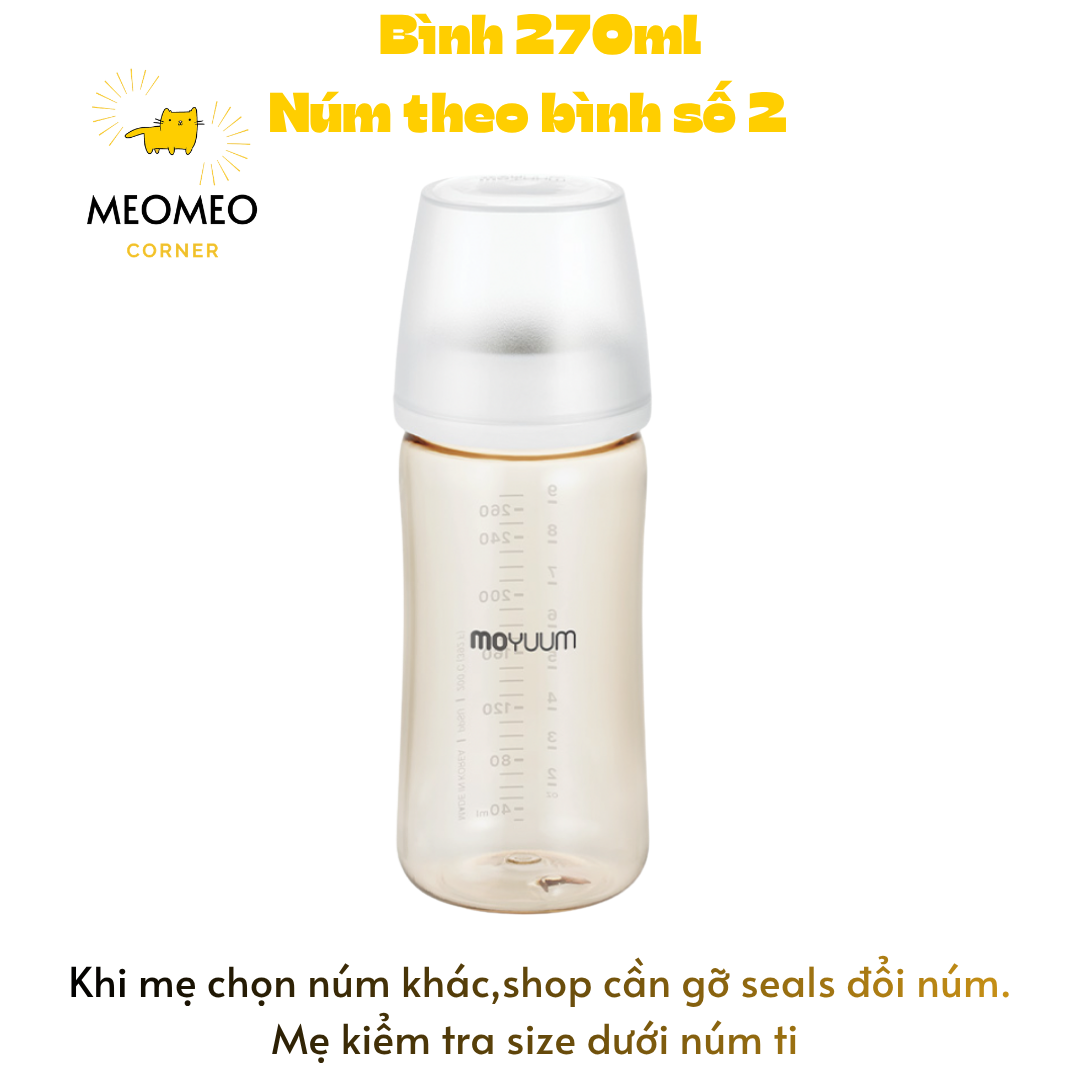 Bình sữa PPSU Moyuum Hàn Quốc
