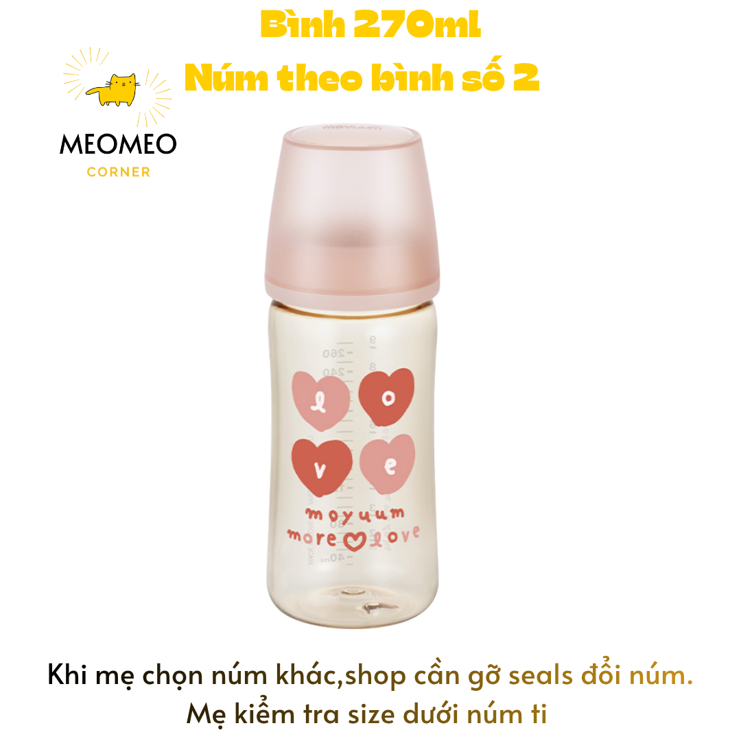 Bình sữa PPSU Moyuum Hàn Quốc