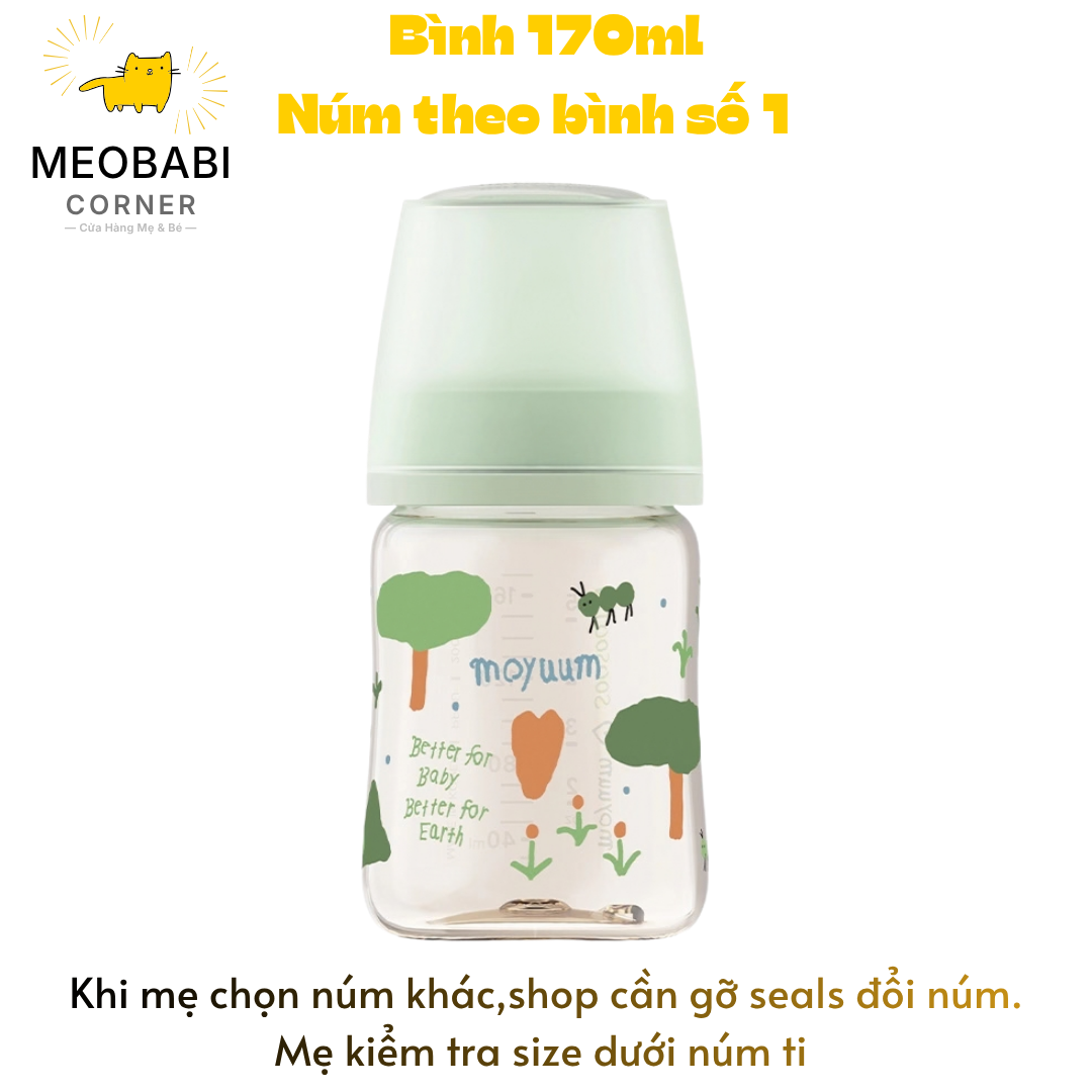 Bình sữa PPSU Moyuum Hàn Quốc