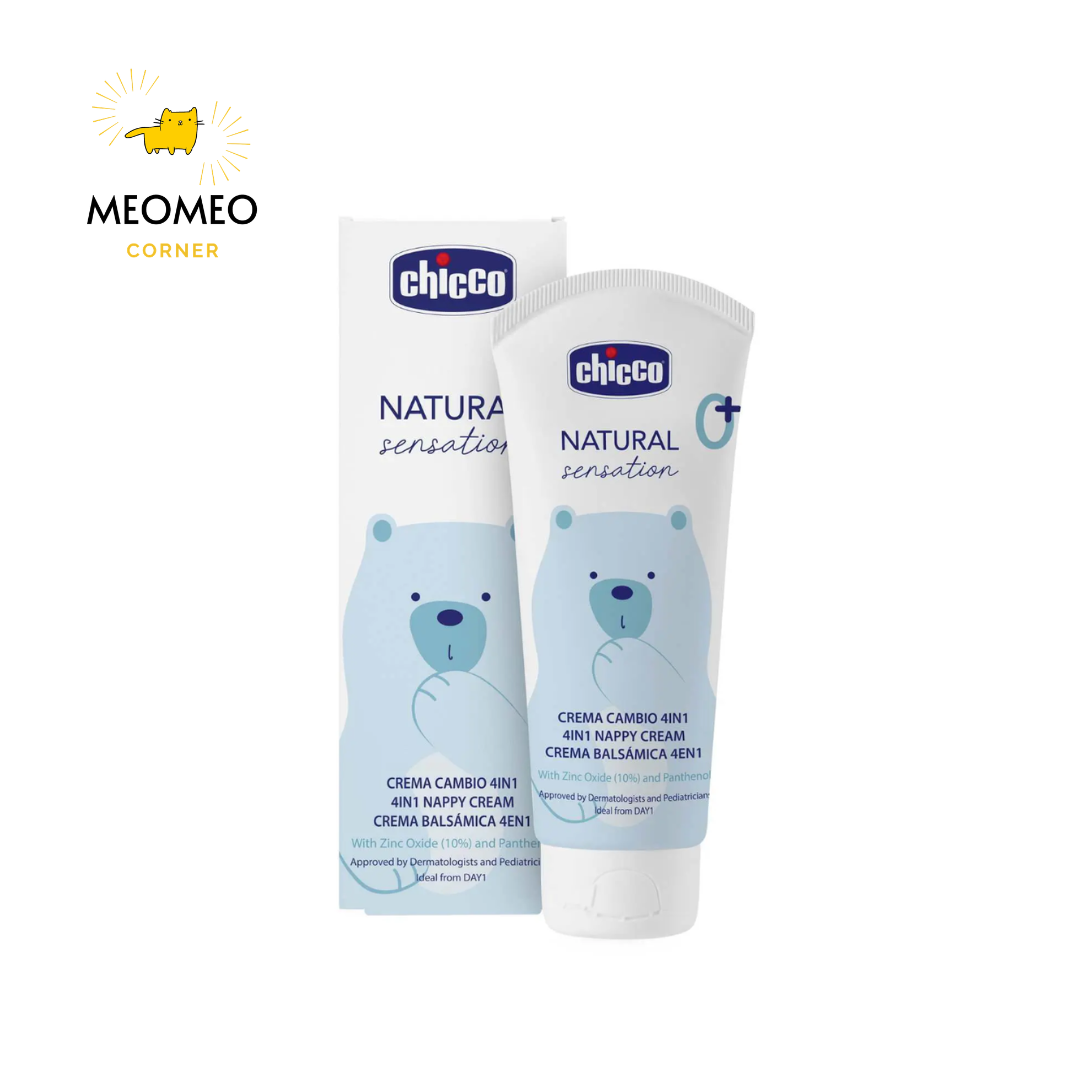 Kem ngừa hăm bảo vệ làm dịu và phục hồi 4in1 Chicco Natural Sensation 0M+ 100ml