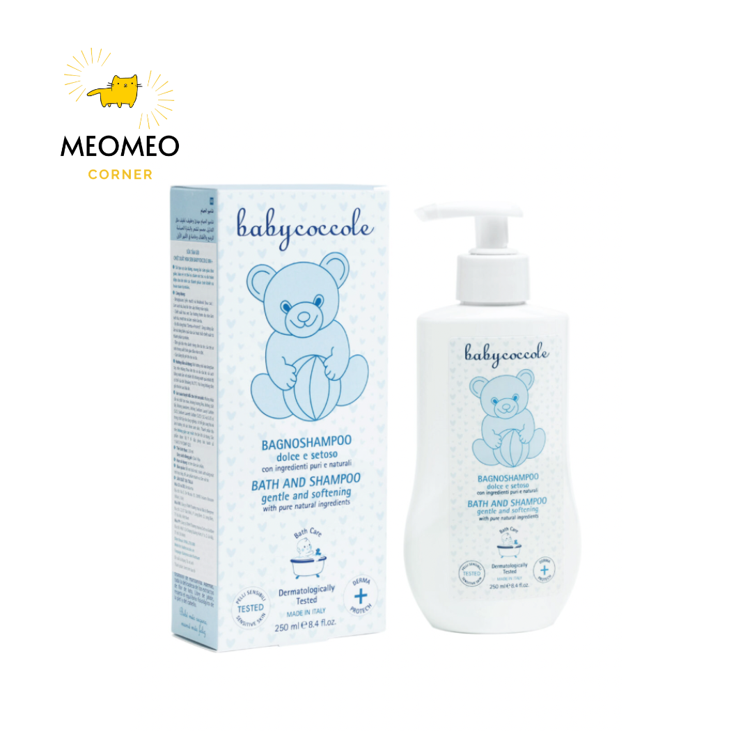 Sữa tắm gội dịu nhẹ không cay mắt BABYCOCCOLE BATH AND SHAMPOO
