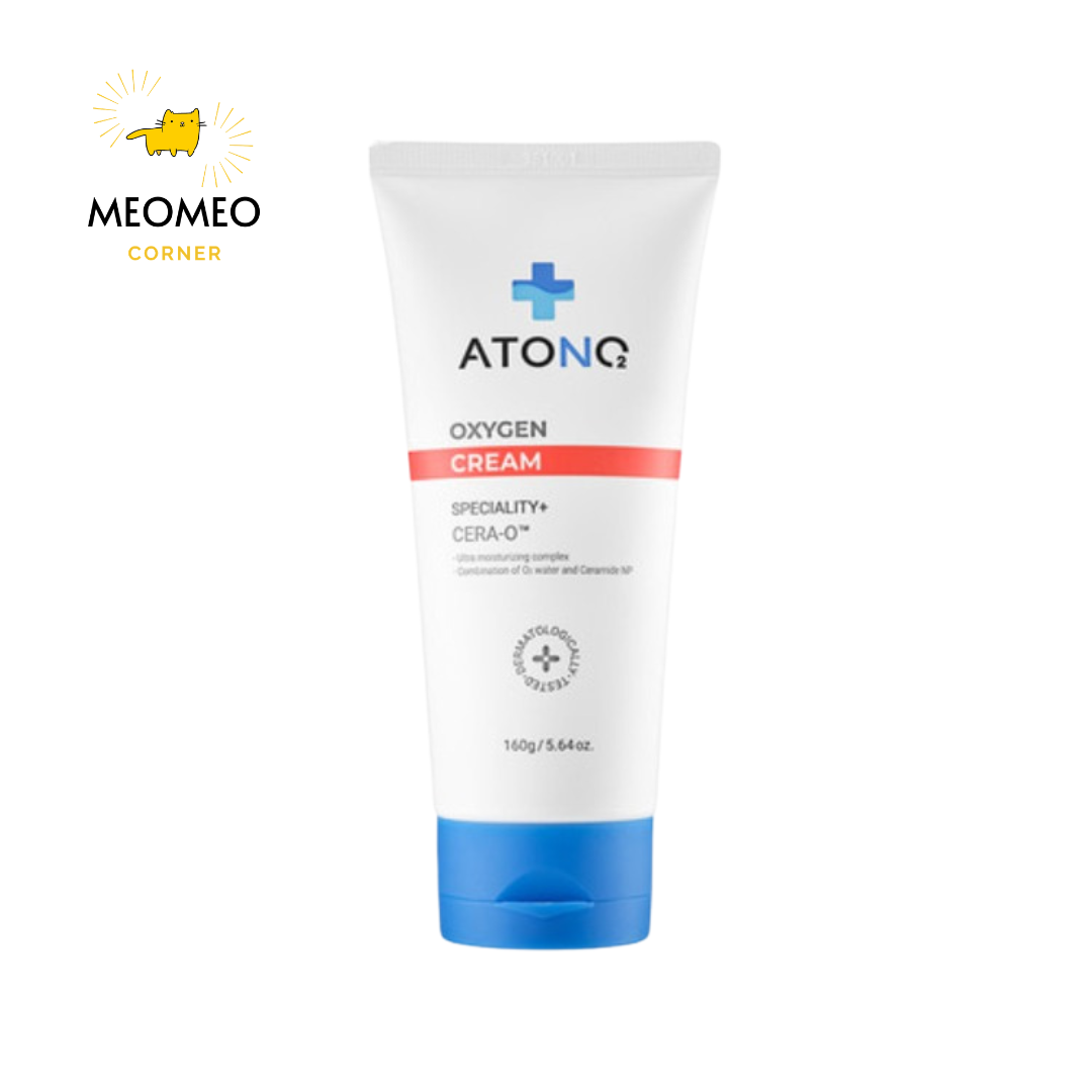 Kem Dưỡng Ẩm Hữu Cơ Chuyên Biệt Atono2 Oxygen Cream cho bé 160g