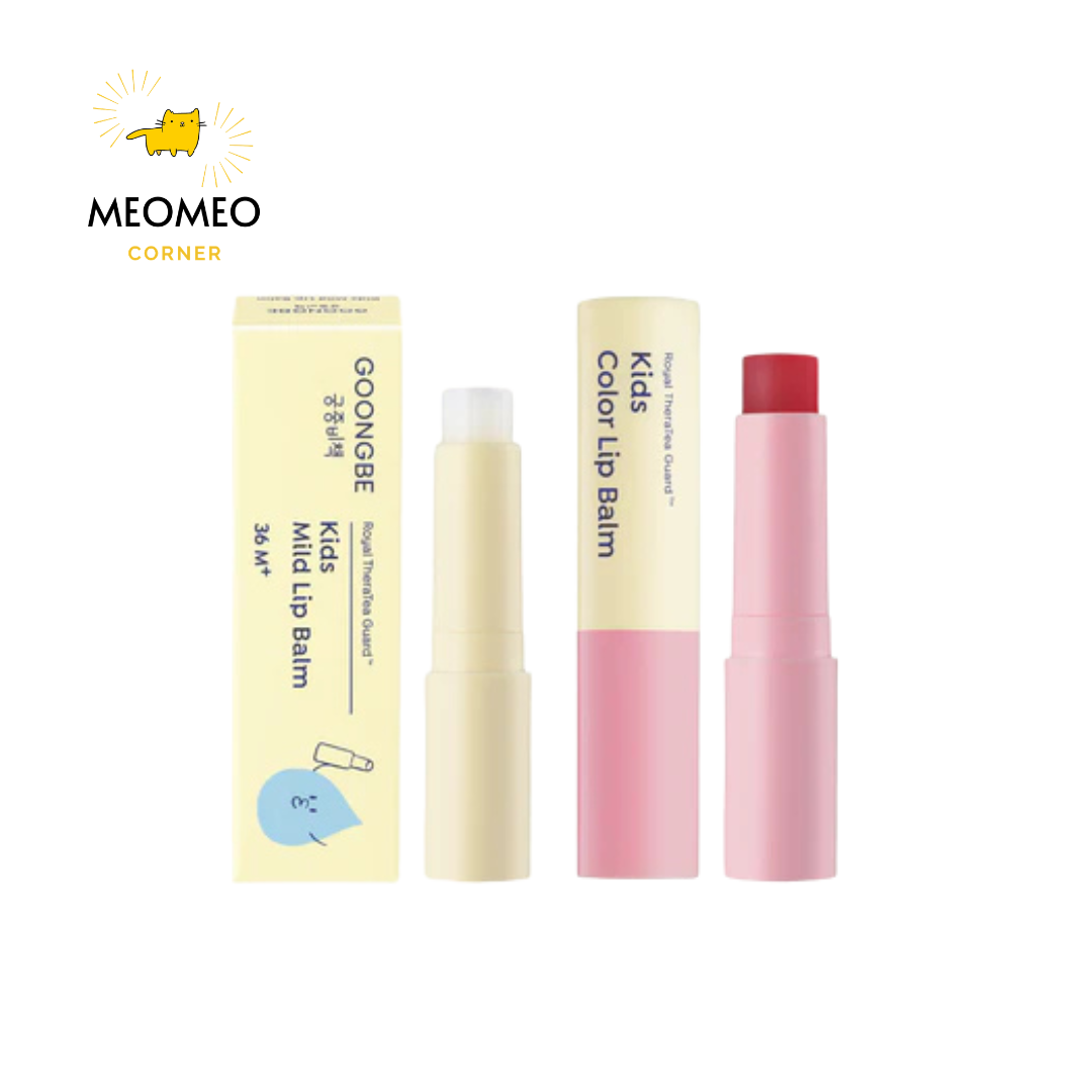 Son Dưỡng Môi Mềm Môi Không Màu, Son Nẻ GOONGBE Kids Mild Lip Balm 3g