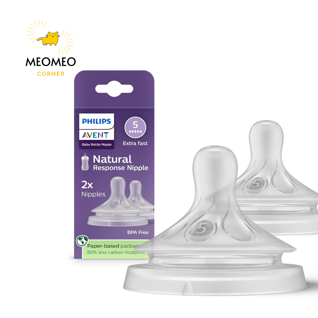 Núm ti thay thế bình sữa Philips Avent Natural