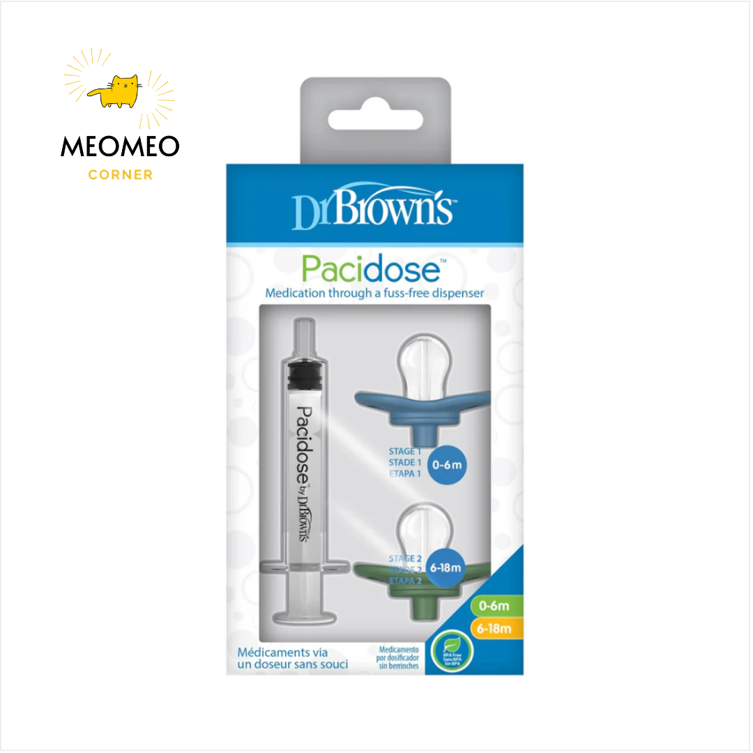 Bộ dụng cụ uống thuốc Dr.Brown's cho bé sơ sinh Pacidose