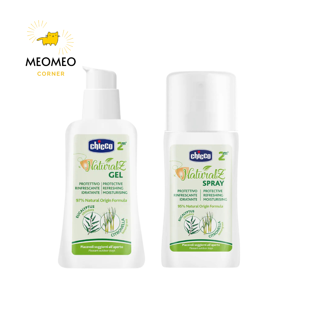 Xua muỗi chiết xuất bạch đàn chanh và tinh dầu tự nhiên Chicco NaturalZ