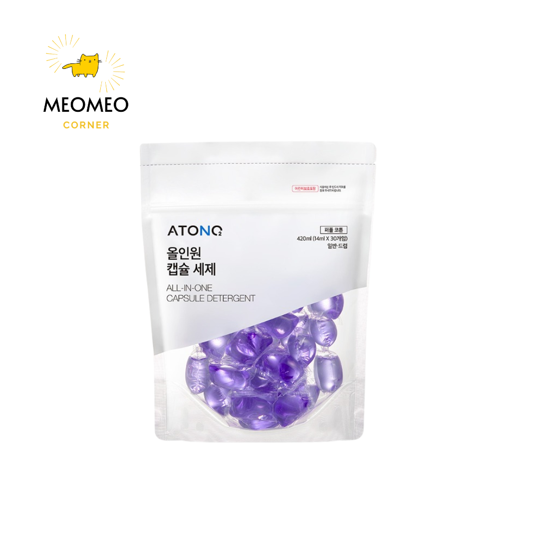 Viên Giặt ALL IN ONE Chiết Xuất Tự Nhiên Atono2 Cho Bé Và Gia Đình (30 Viên)