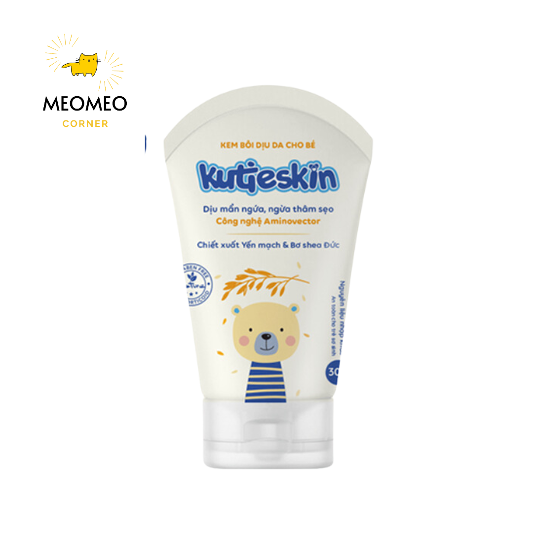 Kem bôi dịu da cho bé Kutieskin ngừa mẩn, ngứa & hăm 30g