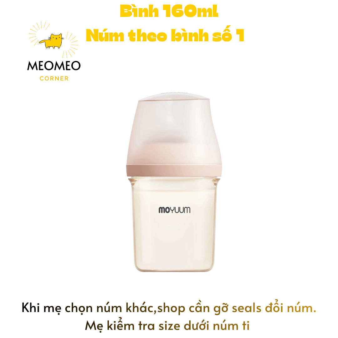 Bình sữa PPSU Moyuum Mov.aa Movaa