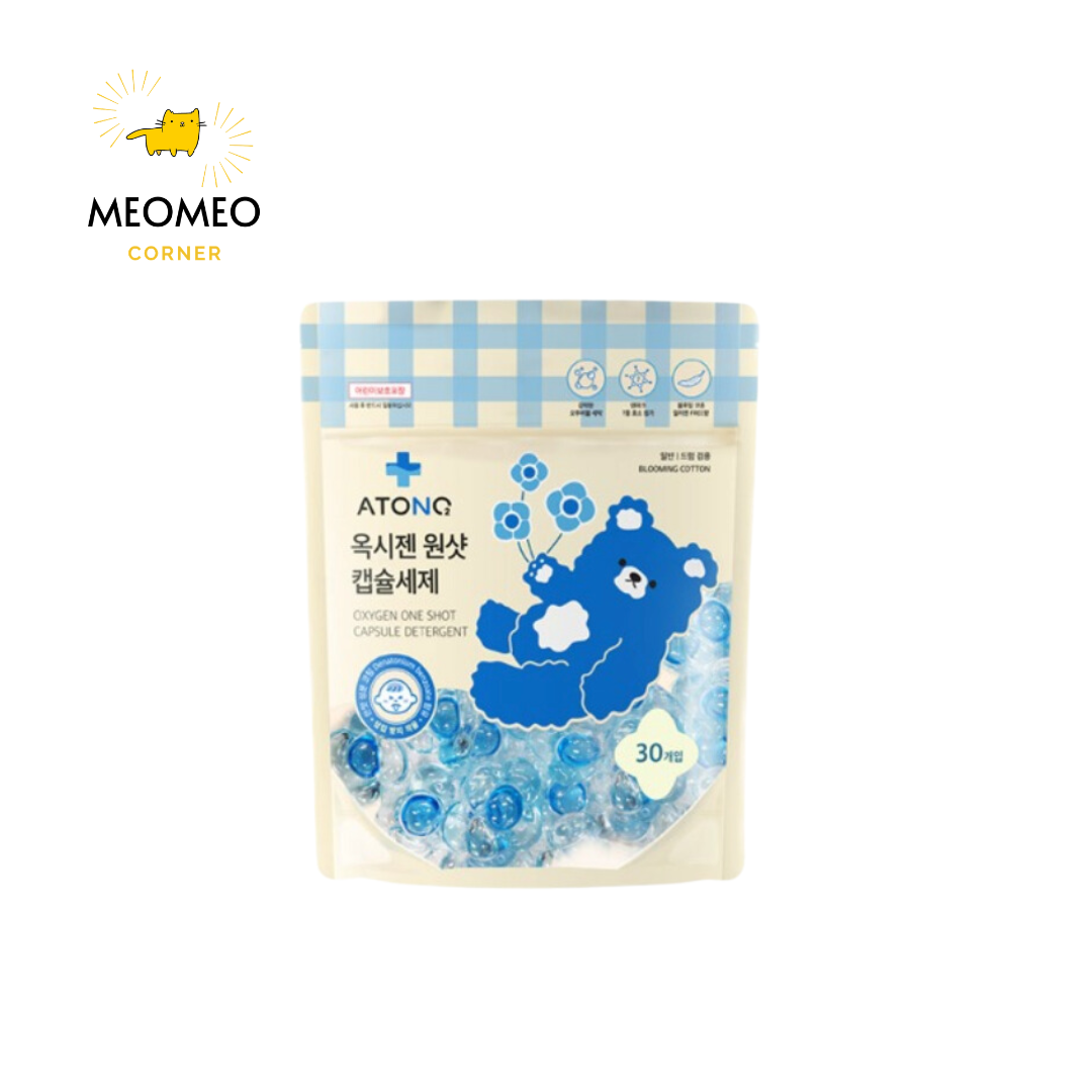 Viên Giặt ALL IN ONE Chiết Xuất Tự Nhiên Atono2 Cho Bé Và Gia Đình (30 Viên)