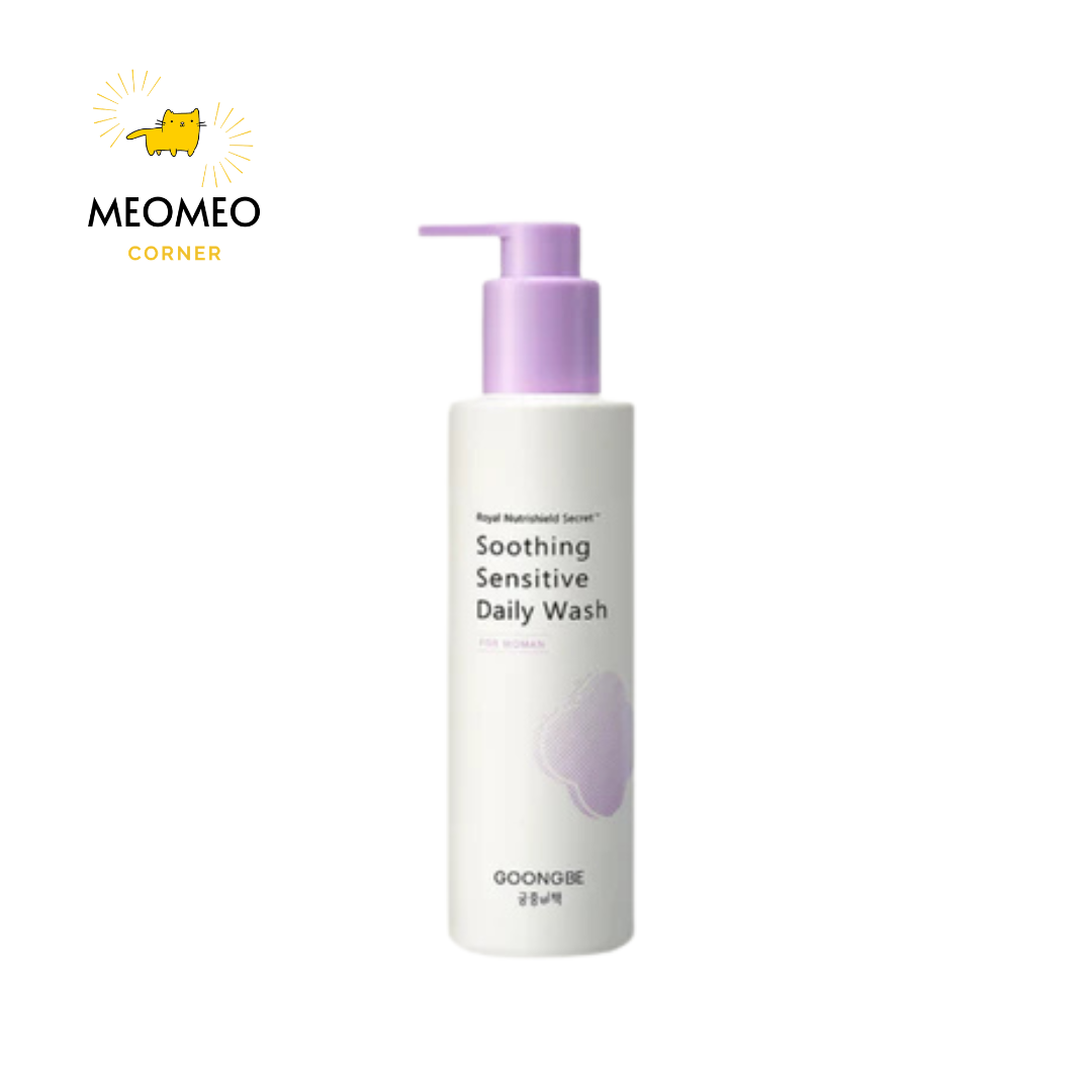Dung Dịch Vệ Sinh Phụ Nữ Goongbe Soothing Sensitive Daily Wash