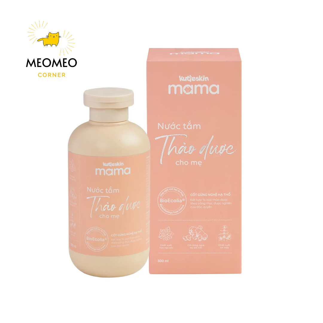 Nước tắm thảo dược cho mẹ Kutieskin Mama 300ml