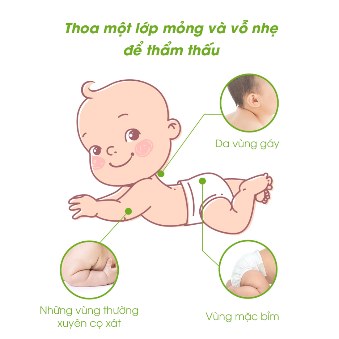 Kem Hăm Atono2 Oxygen Babypowder Cream Cho Bé 100g