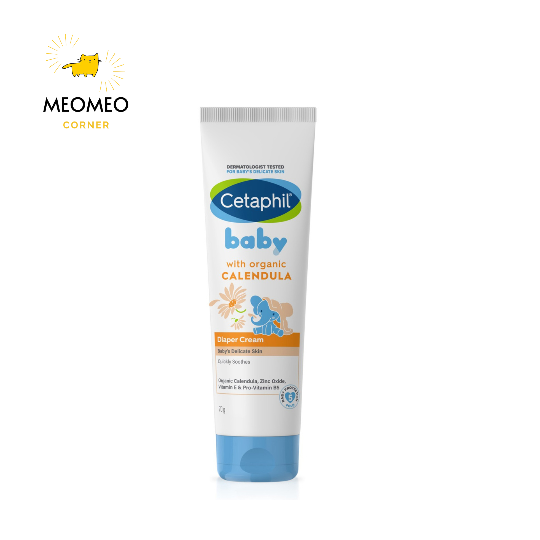 Kem Làm Dịu & Phòng Ngừa Hăm Tã Cetaphil Baby Diaper Cream Với Hoa Cúc Hữu Cơ