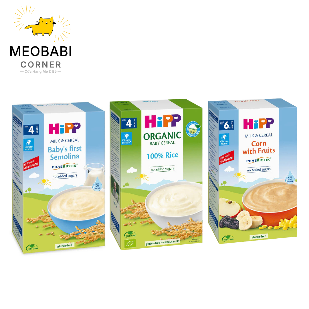 Bột ăn dặm Hipp cho bé