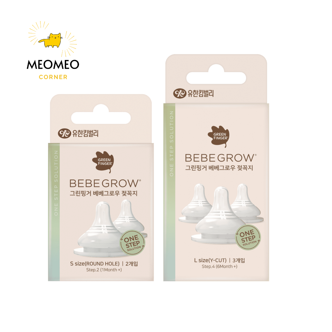 Núm ti thay thế bình sữa Greenfinger BebeGrow Green Finger