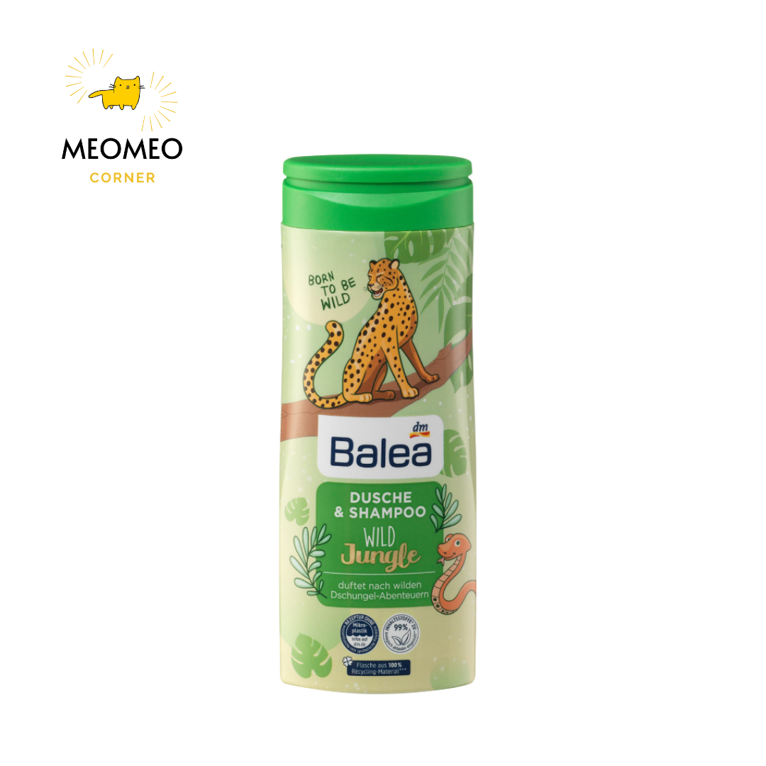 *Sữa tắm gội 4 in 1 Balea Flower Dream & Let's Kick It 300ml cho bé từ 1 tuổi