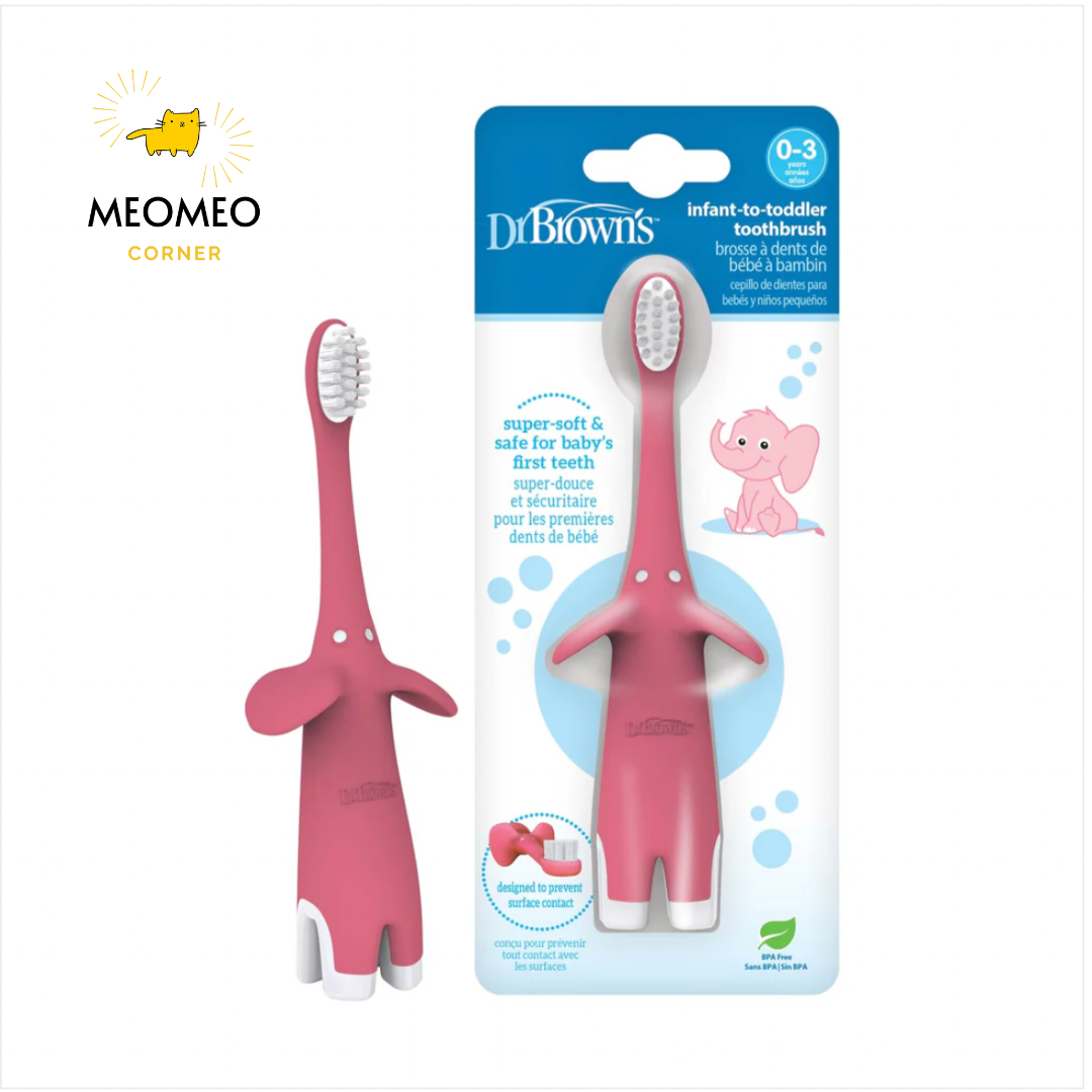 Bàn chải đánh răng Dr.Brown's cho bé