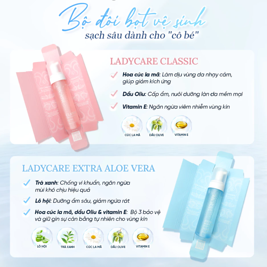 Bọt vệ sinh Ladycare