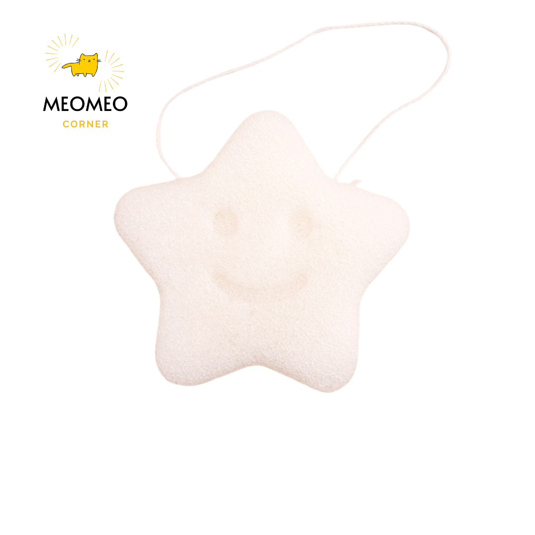 Bông tắm bọt biển Konjac cho bé